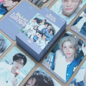 55pcs/box Kpop Stray Kids STAY in Our Little House Felix Changbin Seungmin Bangchan I.N LeeKnow Han HyunJin Lomocards Photocard