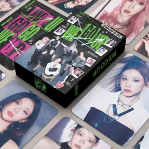 55pcs/box Kpop BABYMONSTER WE GO UP V2 Ruka Pharita Asa Haram Ahyeon Rora Chiquita Lomocards Photocards
