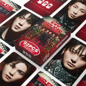 92Pcs/Set K-POP BTS HOOLIGAN ARIRANG Bangtan Boys Photocards Lomocards Stickers RM Jin SUGA J-Hope Jimin V Jung Kook