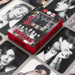 95Pcs/Set K-POP BTS ARIRANG Photocards Lomocards Stickers RM Jin SUGA J-Hope Jimin V Jung Kook