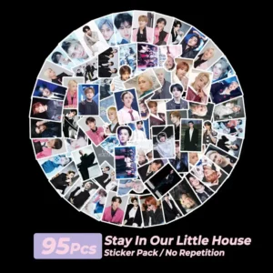 95Pcs/Set K-POP Stray Kids STAY in Our Little House Decorative Luggage Waterproof Stickers