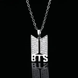 BTS Premium Necklace Silver Chain Jewelry Accessory