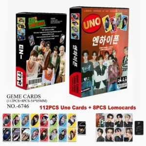 KPOP ENHYPEN 112PCS UNO CARDS Imported Sunghoon Jay Heeseung Sunoo Jungwon Jake Ni-ki