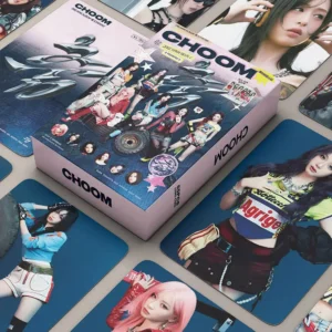 55pcs/box Kpop BABYMONSTER CHOOM Ruka Pharita Asa Haram Ahyeon Rora Chiquita Lomocards Photocards