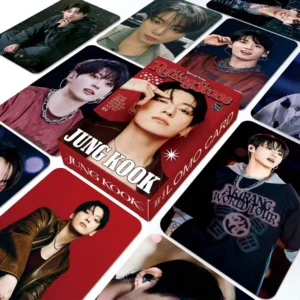 55pcs/box Kpop BTS Jung Kook 2026 Magazine Lomocards Photocards