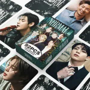 92Pcs/Set K-POP BTS Normal Photocards Lomocards Stickers RM Jin SUGA J-Hope, Jimin V Jung Kook