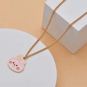 BT21 Cooky Necklace Women Jewelry Fashion Trendy Pendant
